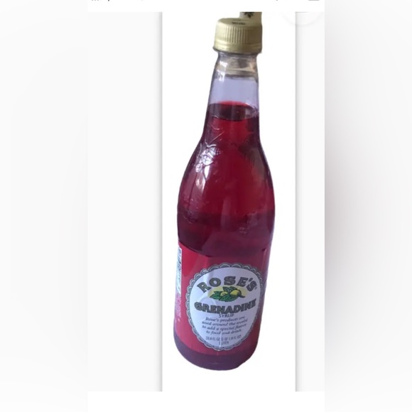 rose's Kitchen Roses Grenadine Syrup Liter Bottle Exp 924 Sweet